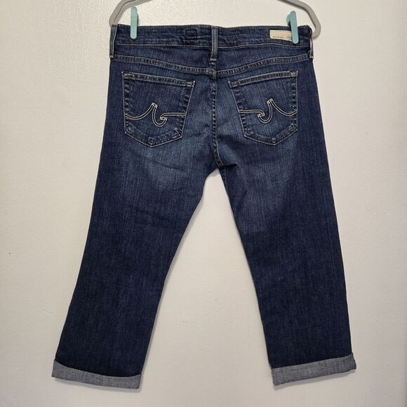 Adriano Goldschmied Jeans Women's Size 30 Tomboy Crop Relaxed Straight Capri Low - Picture 2 of 10